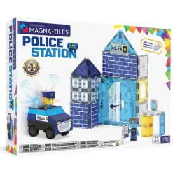 Magna-Tiles Police Station, 35 Piece Set