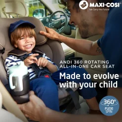 Maxi-Cosi Andi 360 Rotating All-in-One Convertible Car Seat - Escargot