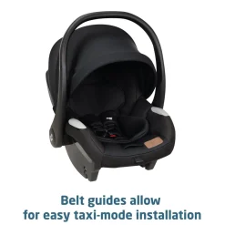 Maxi-Cosi Gia XP Luxe 3-Wheel Travel System - Midnight Black