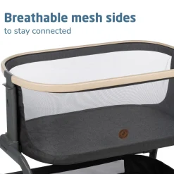 Maxi-Cosi Iora Bedside Bassinet - Classic Graphite
