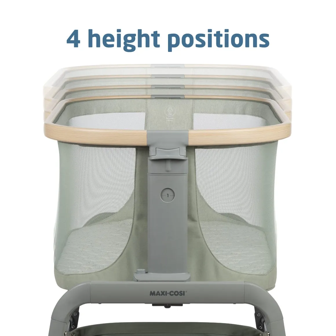 Maxi-Cosi Iora Bedside Bassinet - Classic Green