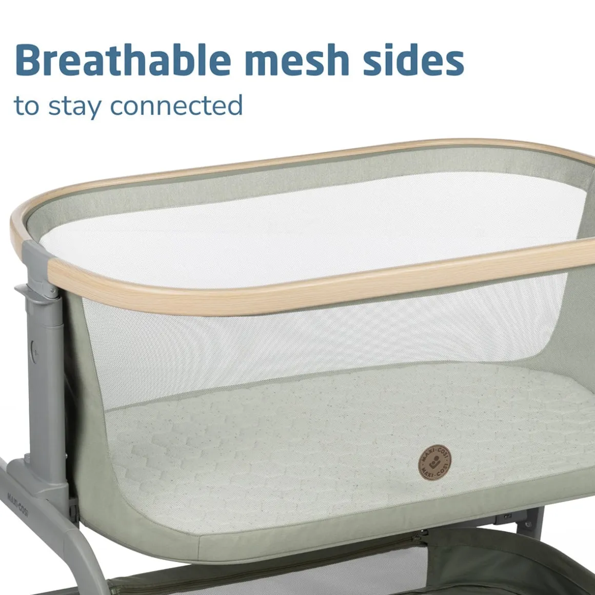 Maxi-Cosi Iora Bedside Bassinet - Classic Green