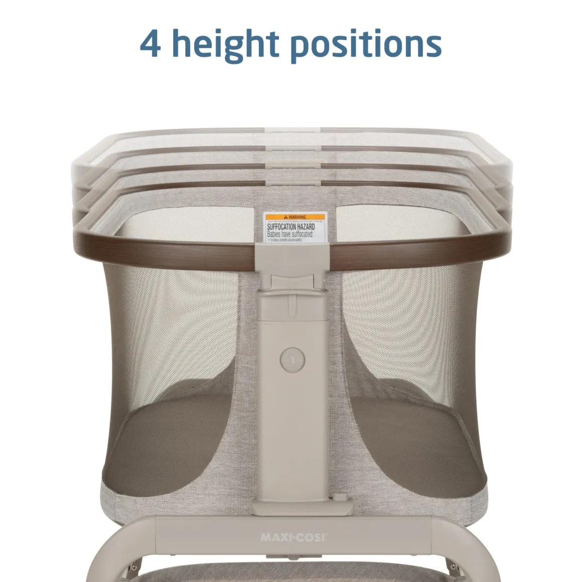 Maxi-Cosi Iora Bedside Bassinet - Classic Truffle