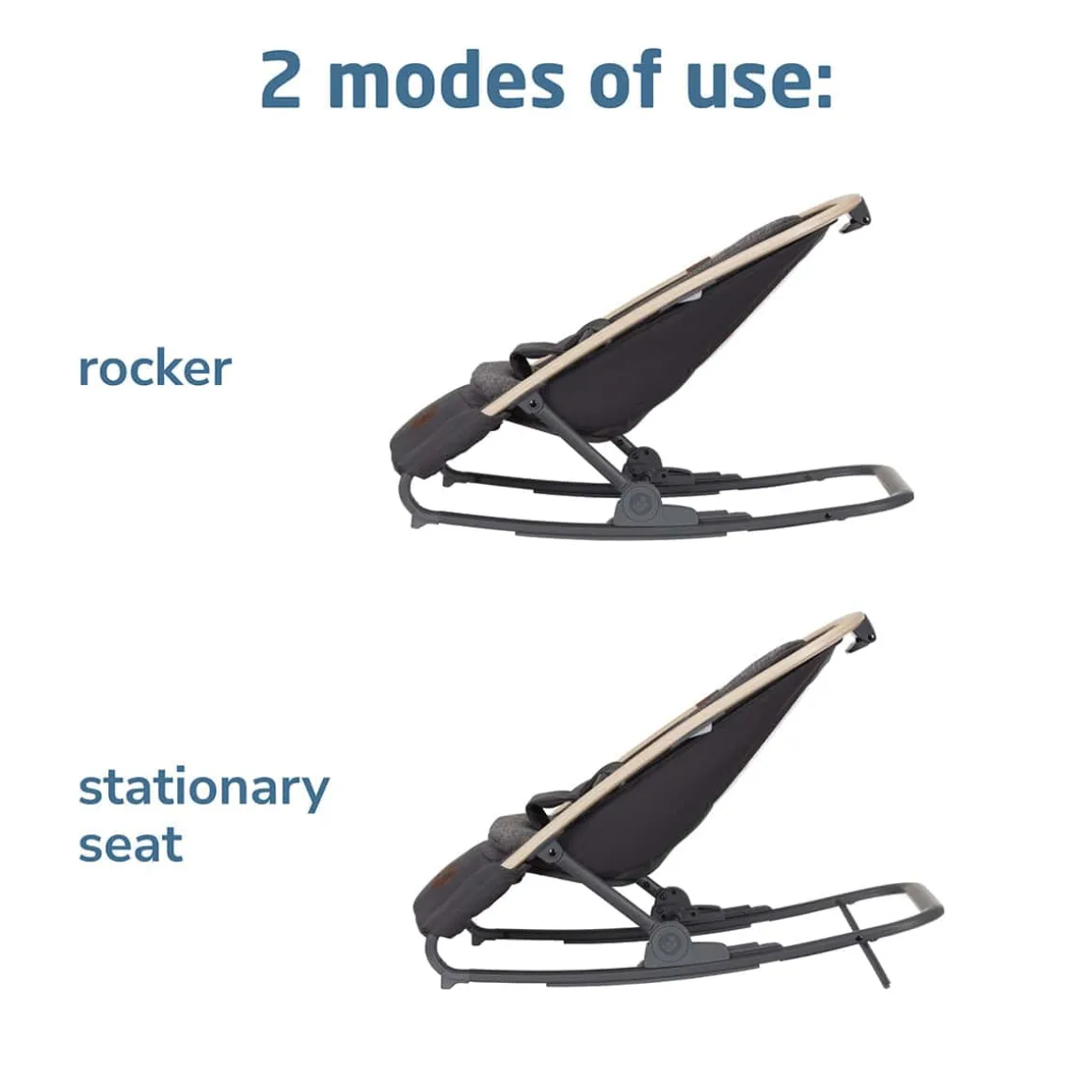 Maxi-Cosi Kori 2-in-1 Rocker - Classic Graphite