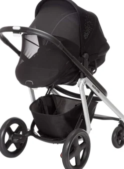 Maxi-Cosi Lila Single-to-Double Stroller - Frequency Black
