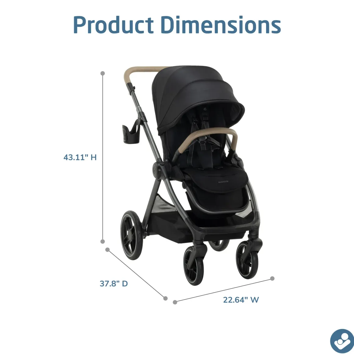 Maxi-Cosi Oxford Modular Full-Sized Stroller