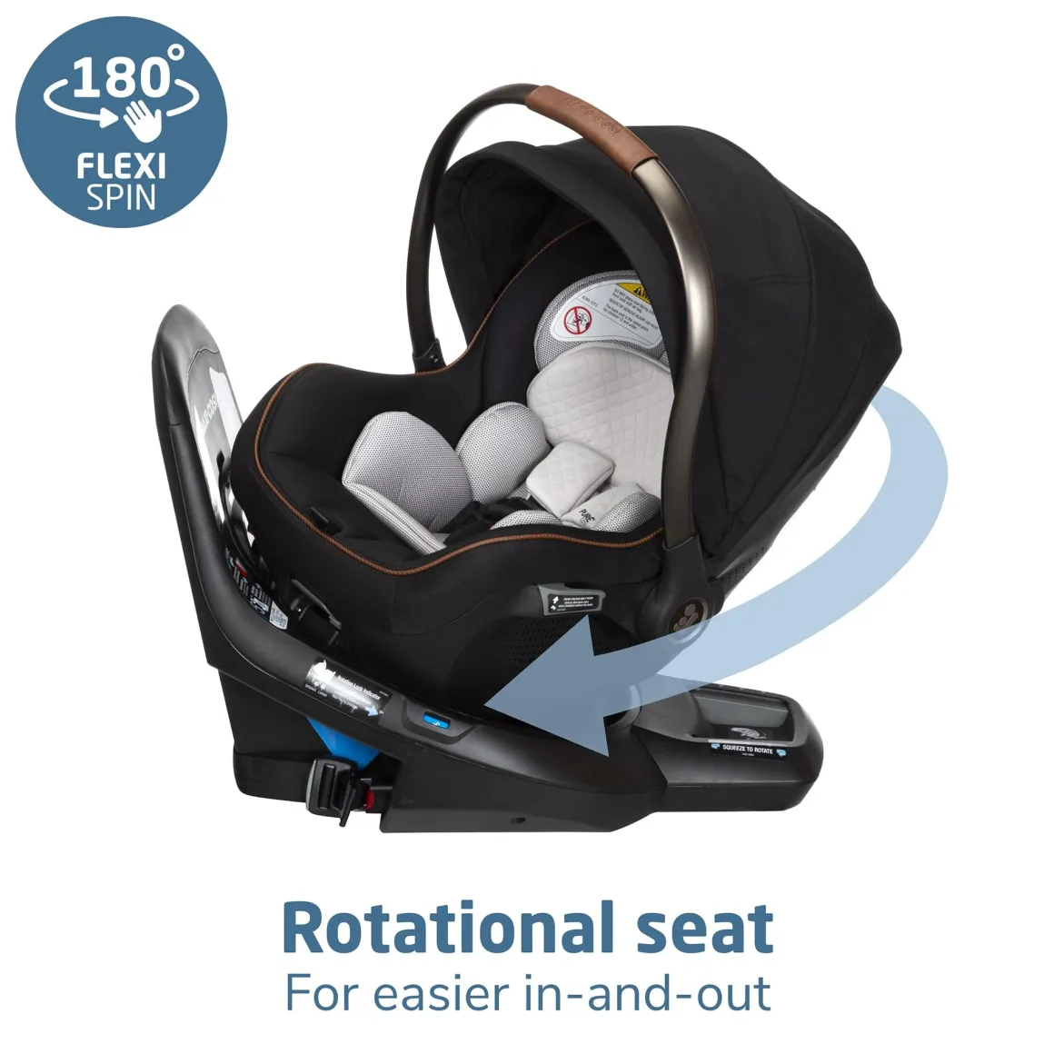 Maxi-Cosi Peri 180 Rotating Infant Car Seat - Onyx Sand