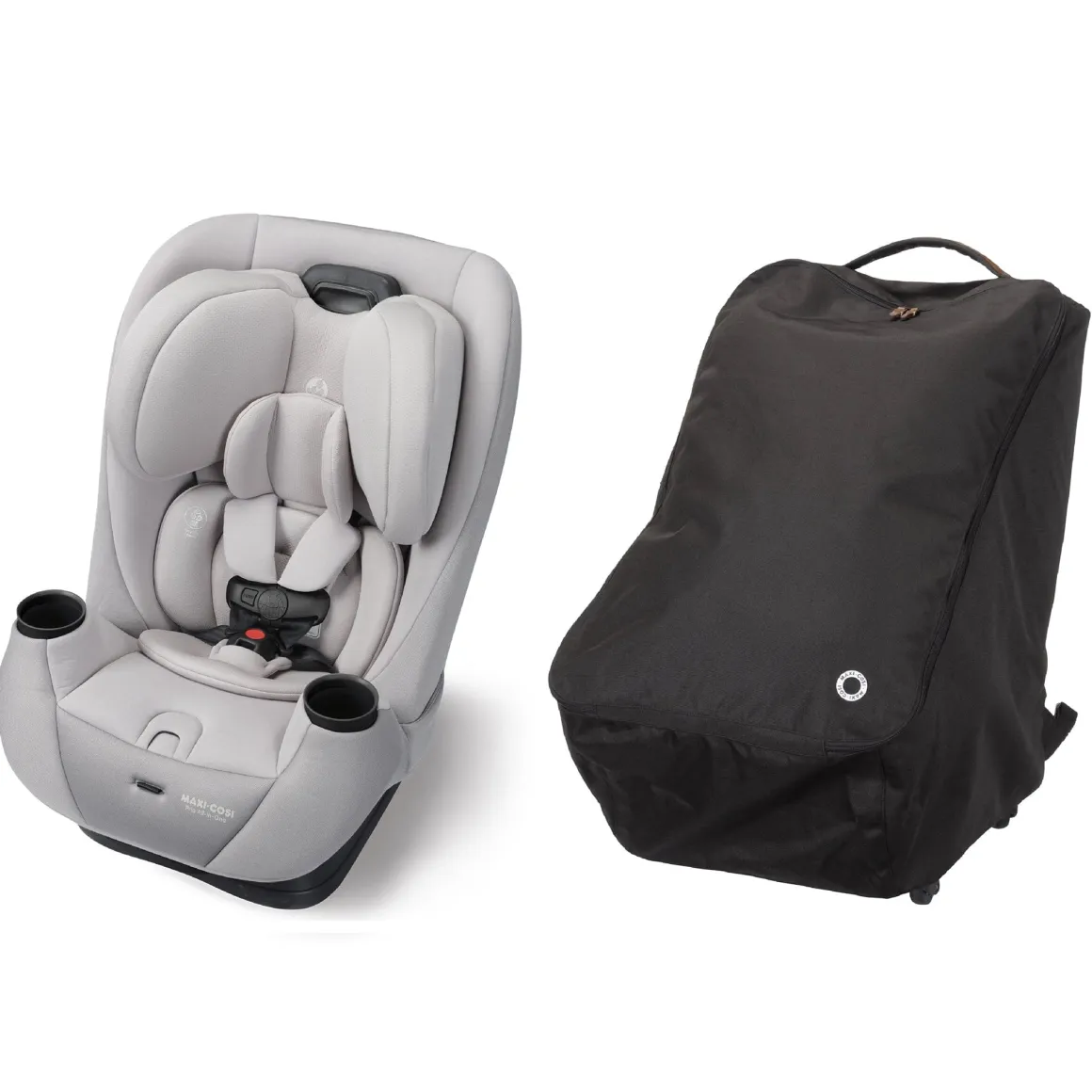 Maxi-Cosi Pria All-in-One Convertible Car Seat + Wheeled Travel Bag Bundle - SeaDrift