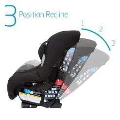 Maxi-Cosi Pria Sport 2-in-1 Convertible Car Seat - Midnight Black (PureCosi)