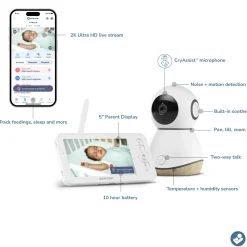 Maxi-Cosi See Pro 360 Baby Monitor - White