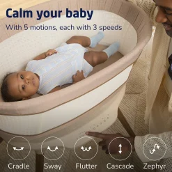 Maxi-Cosi Starling Smart Bassinet - Natural Heritage