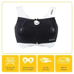 Medela Easy Expression Bustier - Black, Large