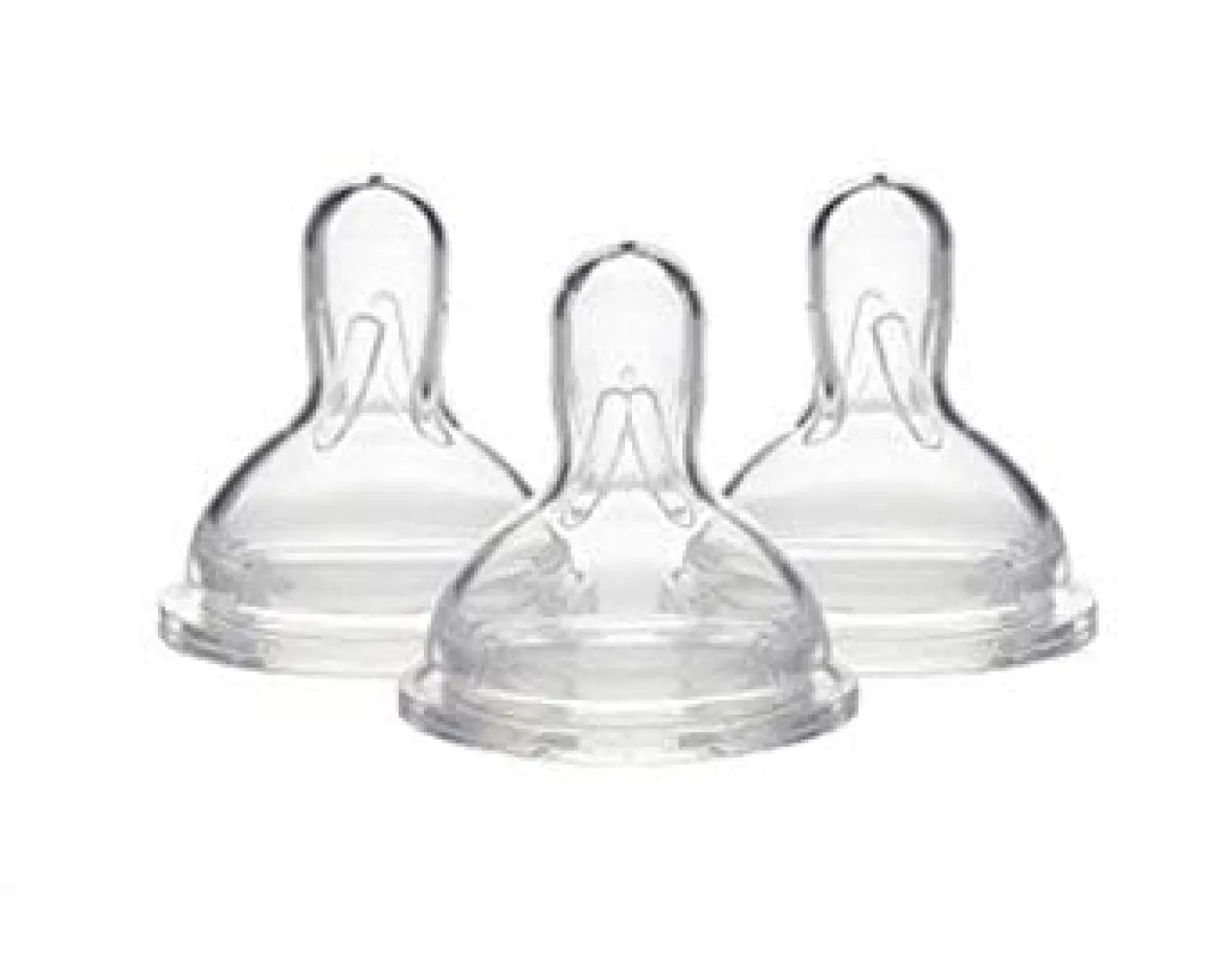 Medela Slow Flow Wide Base Nipples 3-Pack