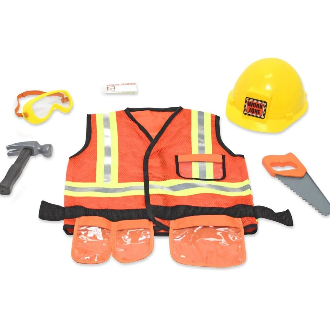 Melissa & Doug Construction Worker Role Play Costume Set
