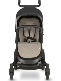 Micralite TwoFold Double Stroller + Bassinet - Carbon
