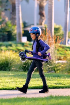 Micro Kickboard Micro Maxi Foldable LED Scooter - Purple