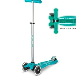 Micro Kickboard Micro Maxi Glow Plus LED Scooter - Jelly Green