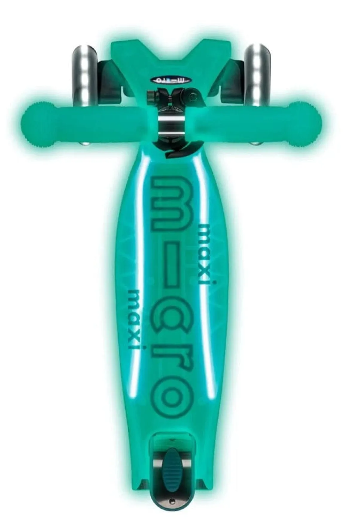 Micro Kickboard Micro Maxi Glow Plus LED Scooter - Jelly Green