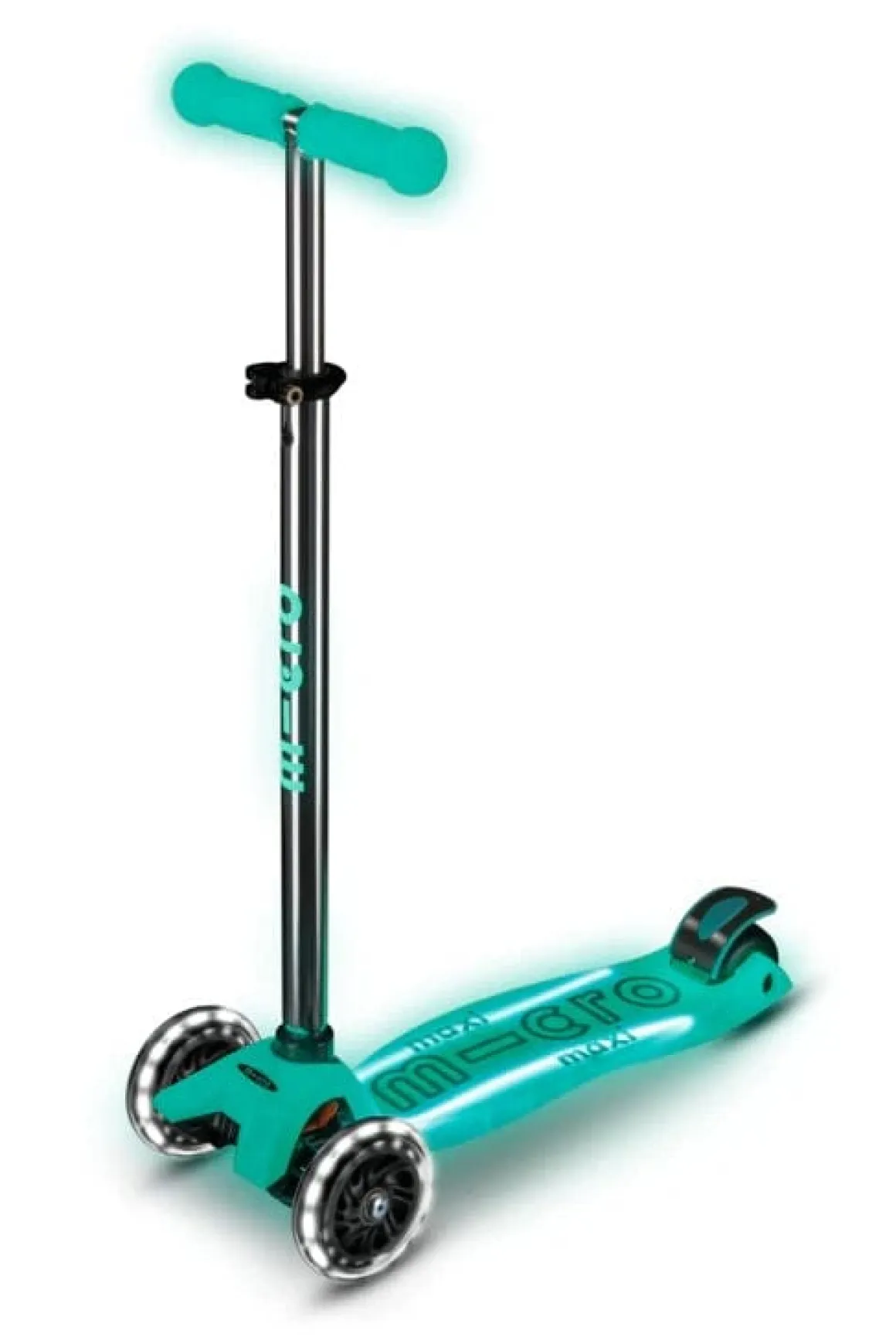 Micro Kickboard Micro Maxi Glow Plus LED Scooter - Jelly Green