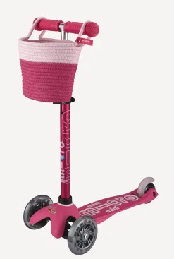 Micro Kickboard Micro Woven Scooter Basket - Pink