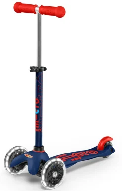 Micro Kickboard Mini Deluxe LED Scooter - Navy Blue
