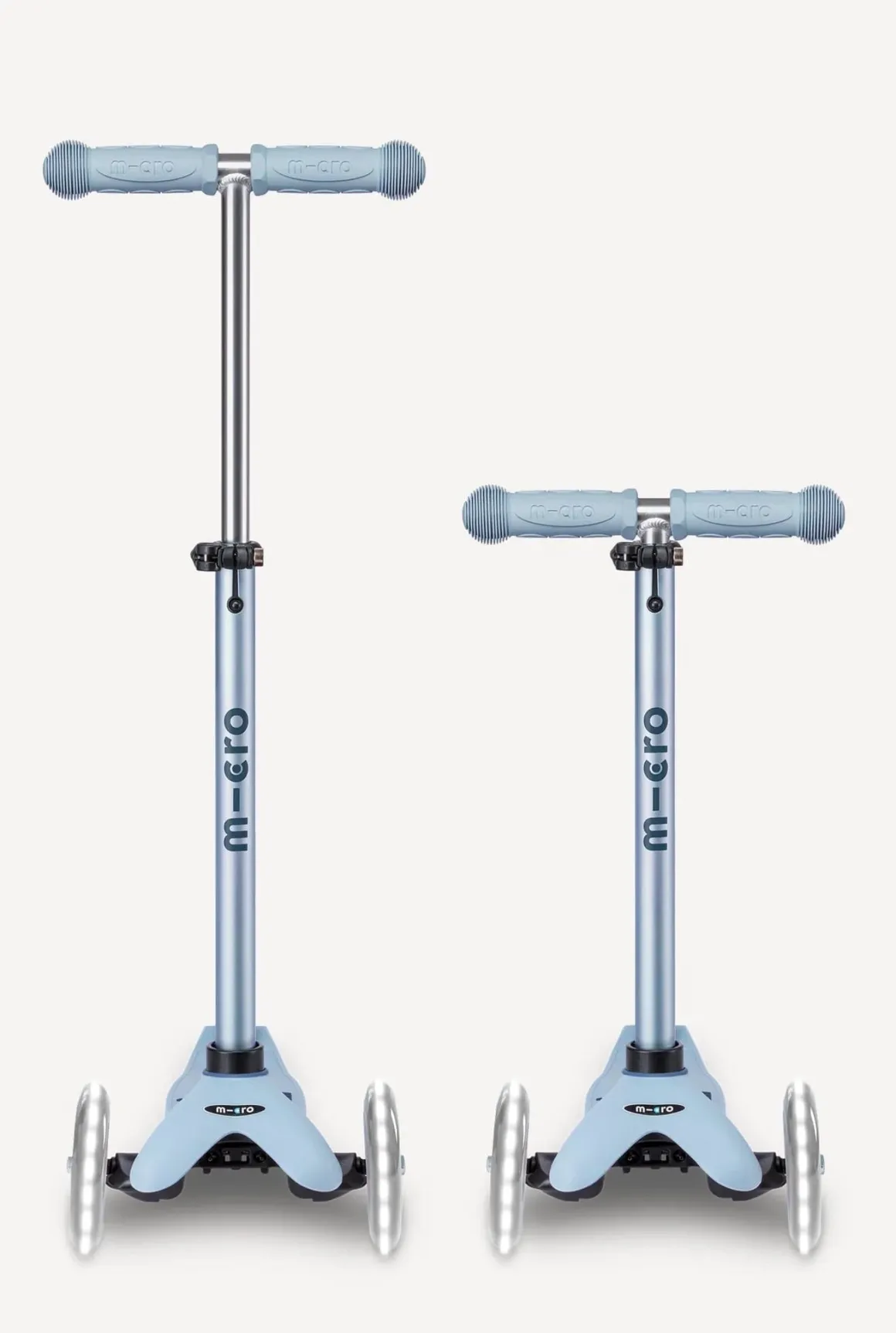 Micro Kickboard Mini Deluxe Rock & Go LED Scooter - Ocean Slate