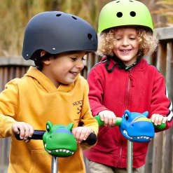 Micro Kickboard Scooter Heads by Scootaheadz - Blue Dino Timmy T-Rex