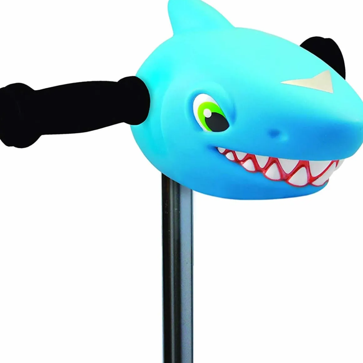 Micro Kickboard Scooter Heads by Scootaheadz - Blue Shark Surfing Sammy