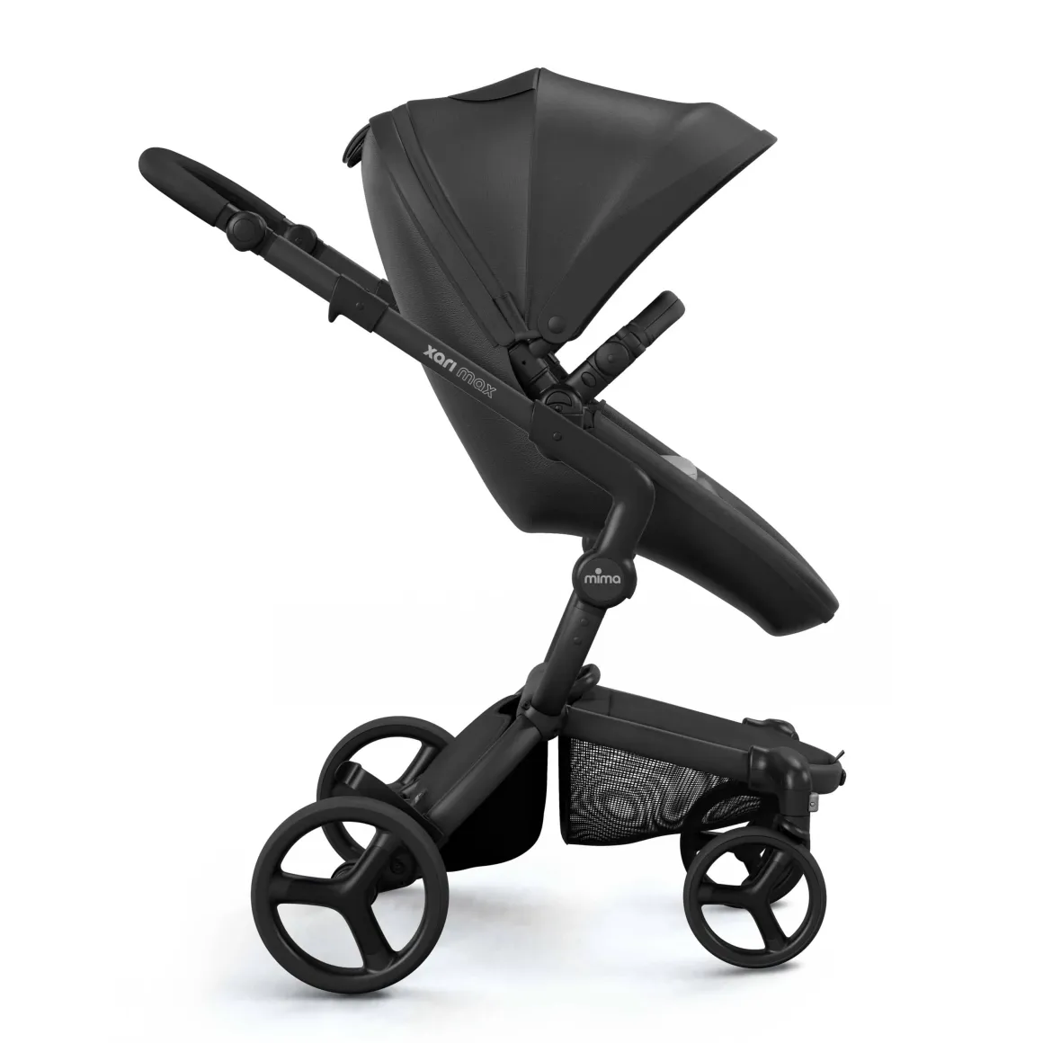 Mima Xari Max Stroller - Black / Black / Stone White