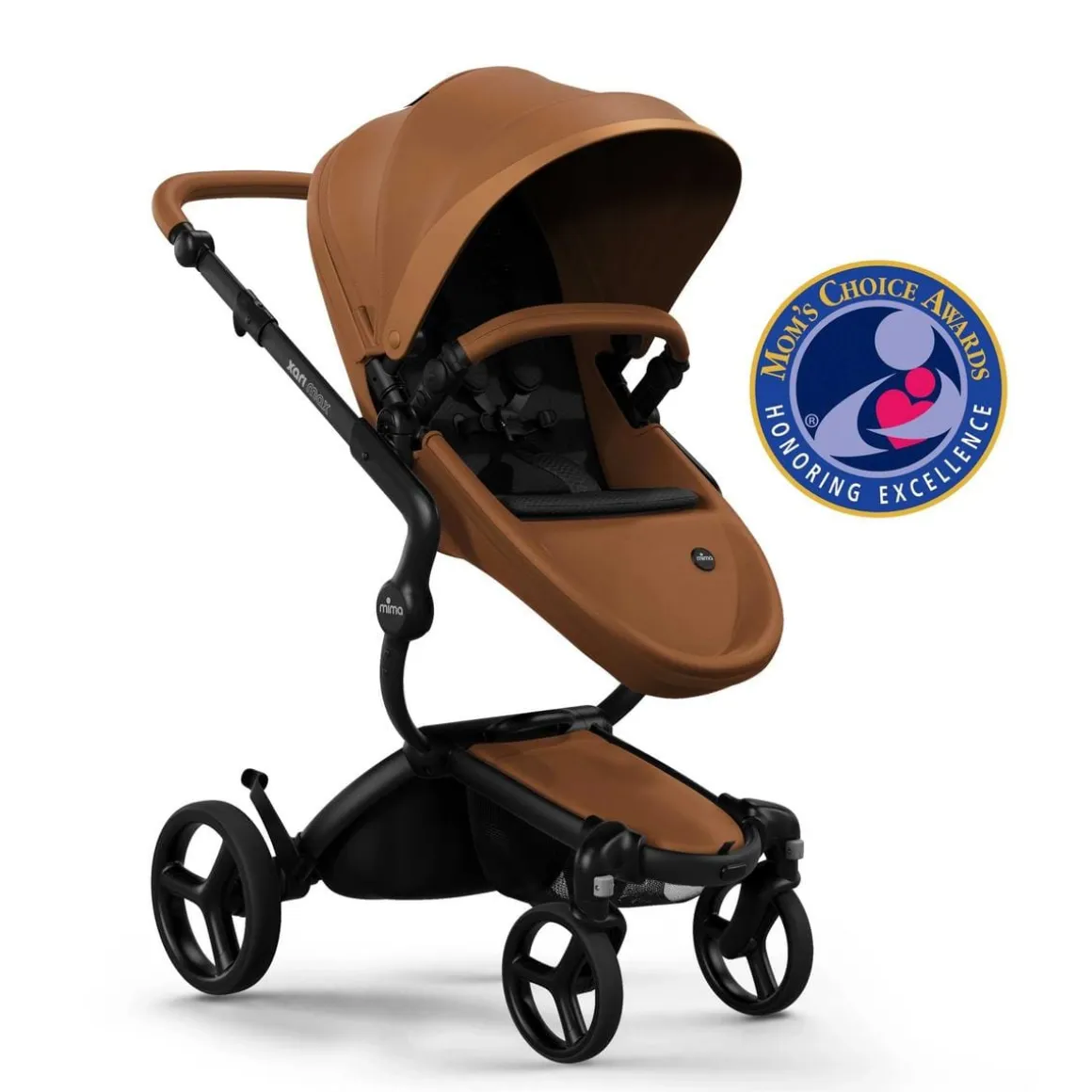 Mima Xari Max Stroller - Black / Camel / Black