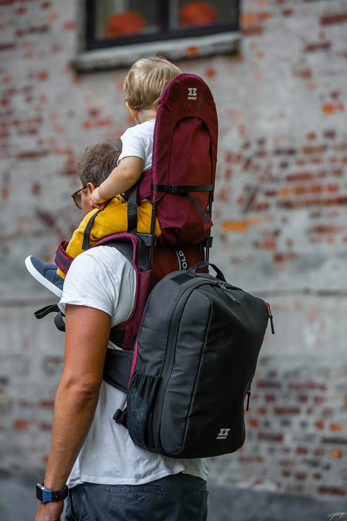 MiniMeis G4 Backpack - Black/Grey