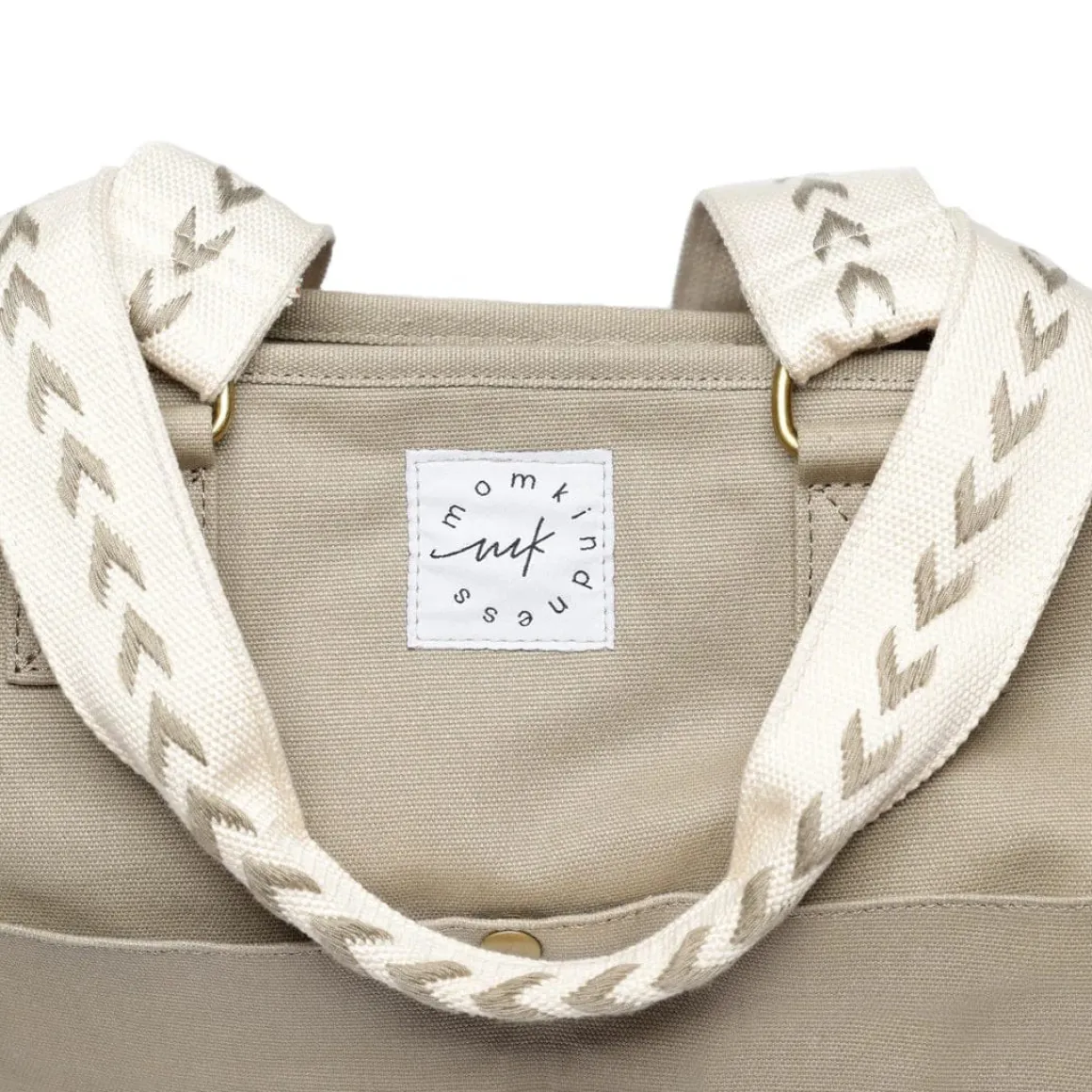 Momkindness Day & Away Canvas Tote - Rye