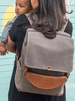 Momkindness Duo Backpack - Grey