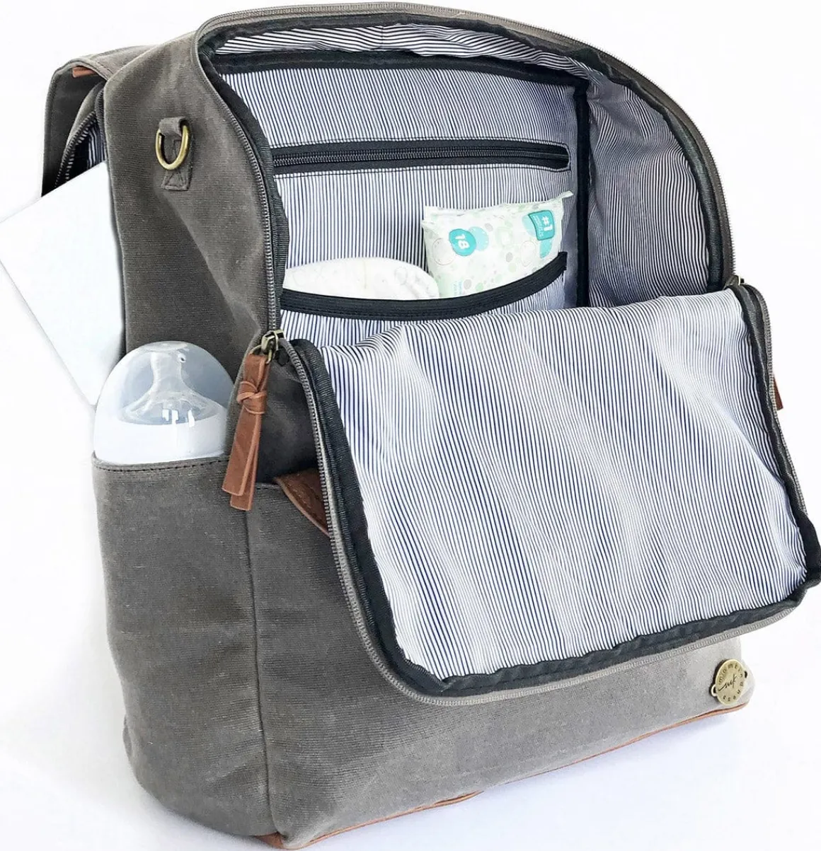 Momkindness Duo Backpack - Grey