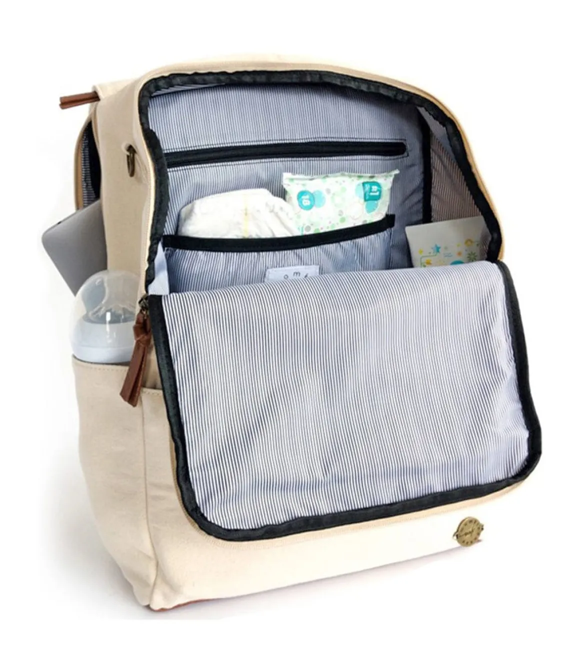 Momkindness Duo Backpack - Stone