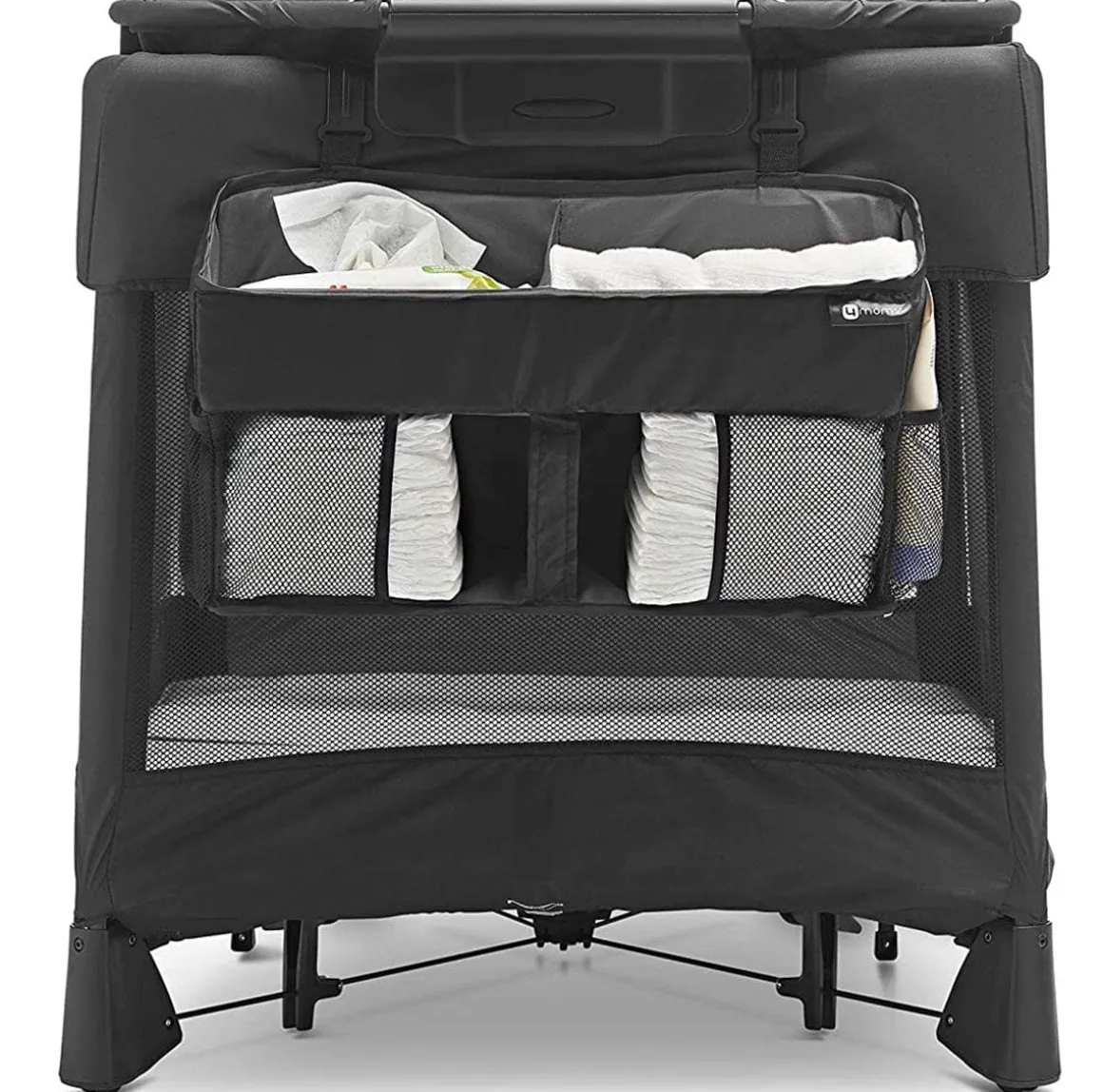 4moms Breeze Playard Diaper Storage Caddy - Black