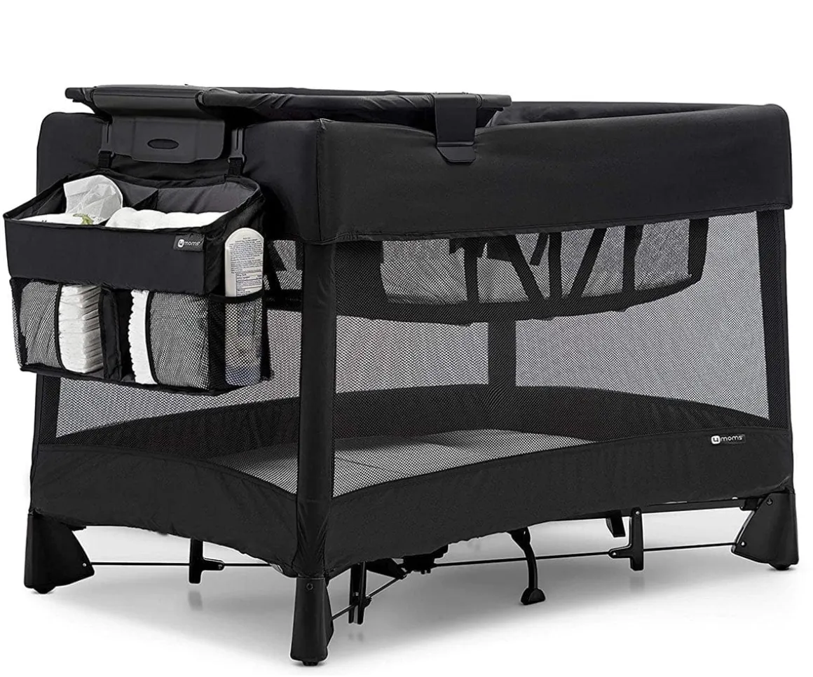 4moms Breeze Playard Diaper Storage Caddy - Black