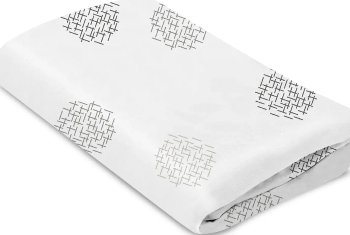 4moms Mamaroo Sleep Cotton Bassinet Sheet - White Crosshatch