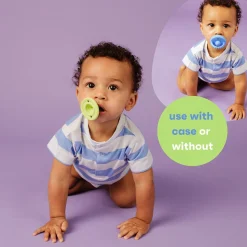 morepeas Flip & Store Pacifier - Grape