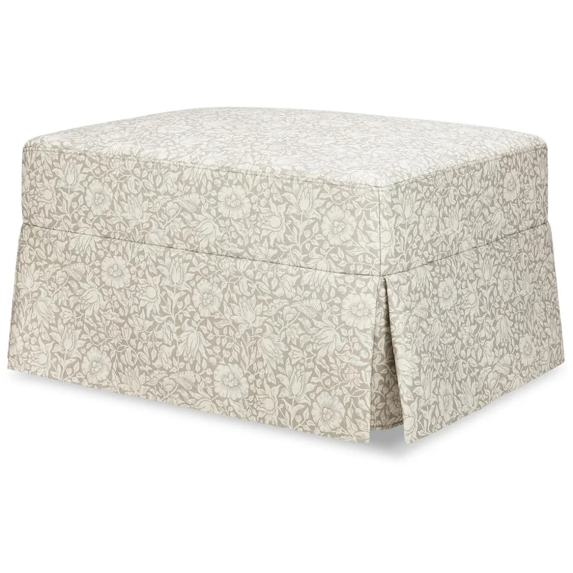 Morris & Co. x Namesake Crawford Gliding Ottoman - Mallow in Ash
