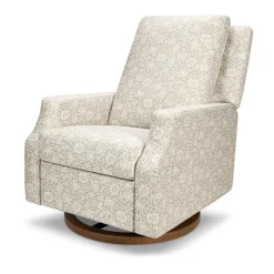 Morris & Co. x Namesake Crewe Swivel Glider Recliner - Mallow in Ash