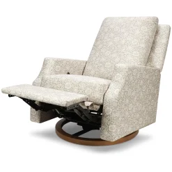 Morris & Co. x Namesake Crewe Swivel Glider Recliner - Mallow in Ash