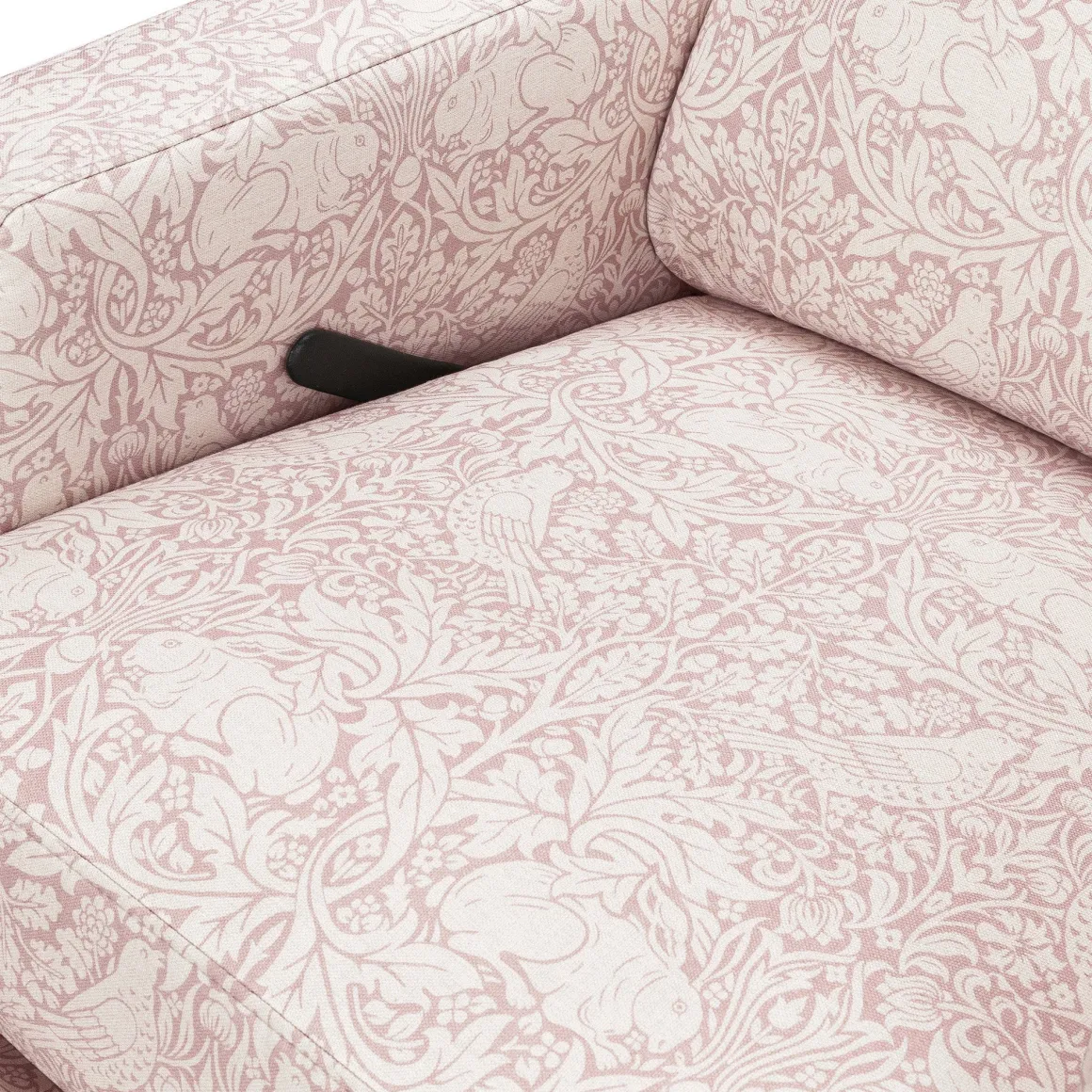 Morris & Co. x Namesake Crewe Swivel Glider Recliner - Pure Brer Rabbit in Rose
