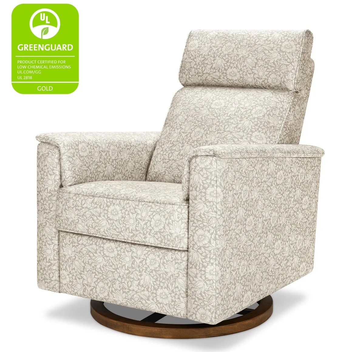Morris & Co. x Namesake Willa Plus Power Glider Recliner w/ Power Headrest - Mallow in Ash