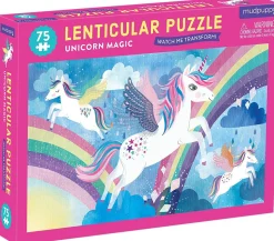 Mudpuppy 75 Piece Lenticular Puzzle - Unicorn Magic