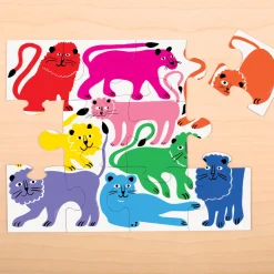 Mudpuppy Pouch Puzzle - Rainbow Roar!