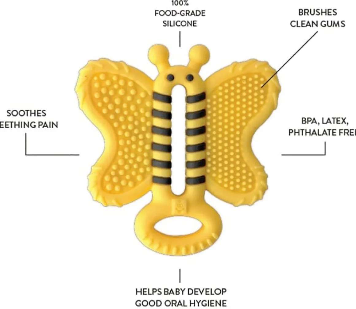 Munch Baby Toothbrush Teether - Bee
