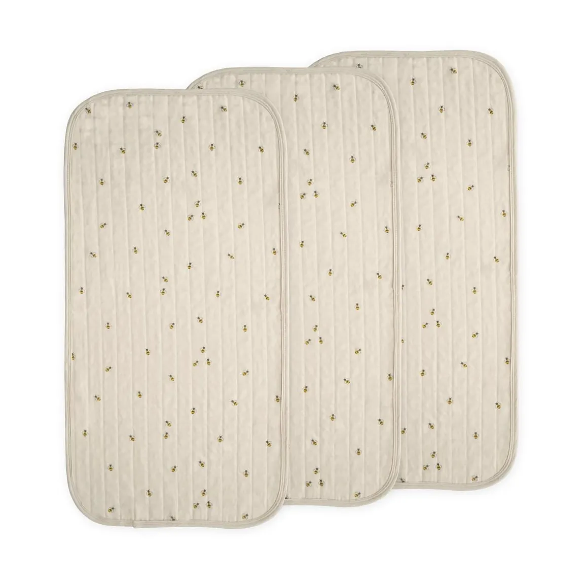 Mushie Changing Pad Liner 3-Pack - Bees Combo