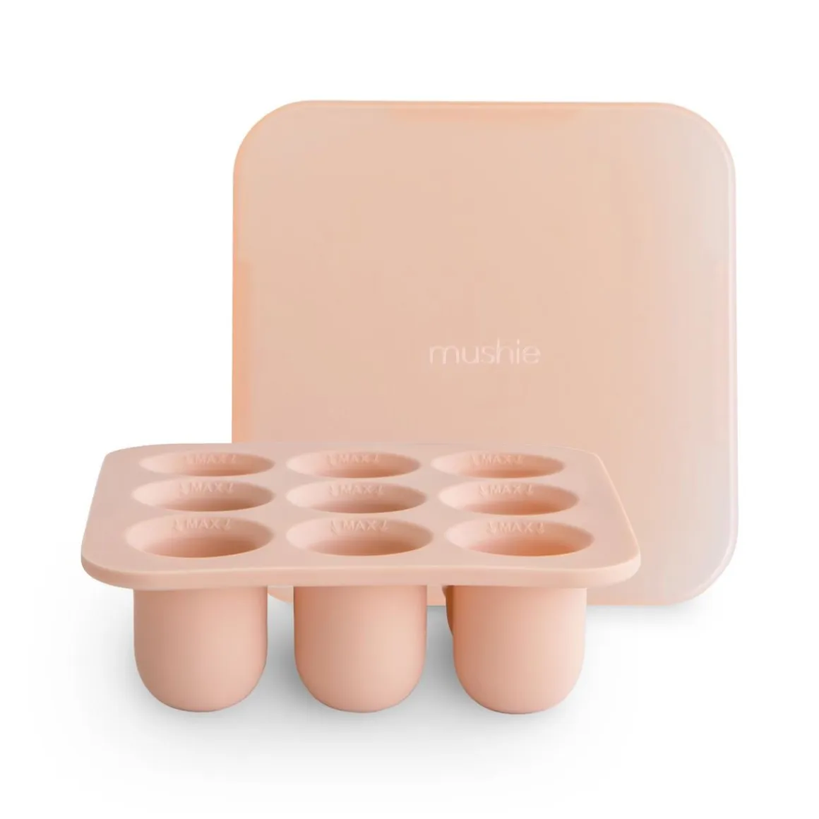 Mushie Fresh Food Feeder Freezer Tray - Blush