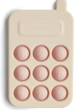 Mushie Phone Press Toy - Blush